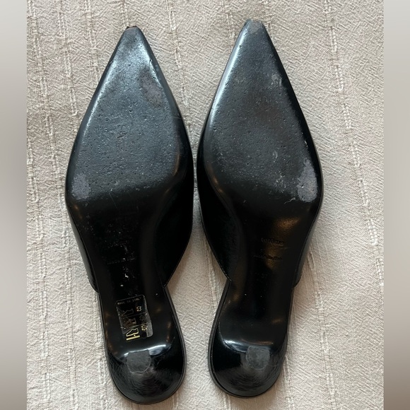 Toteme Black Leather Mules. Size 37 - Picture 3 of 6